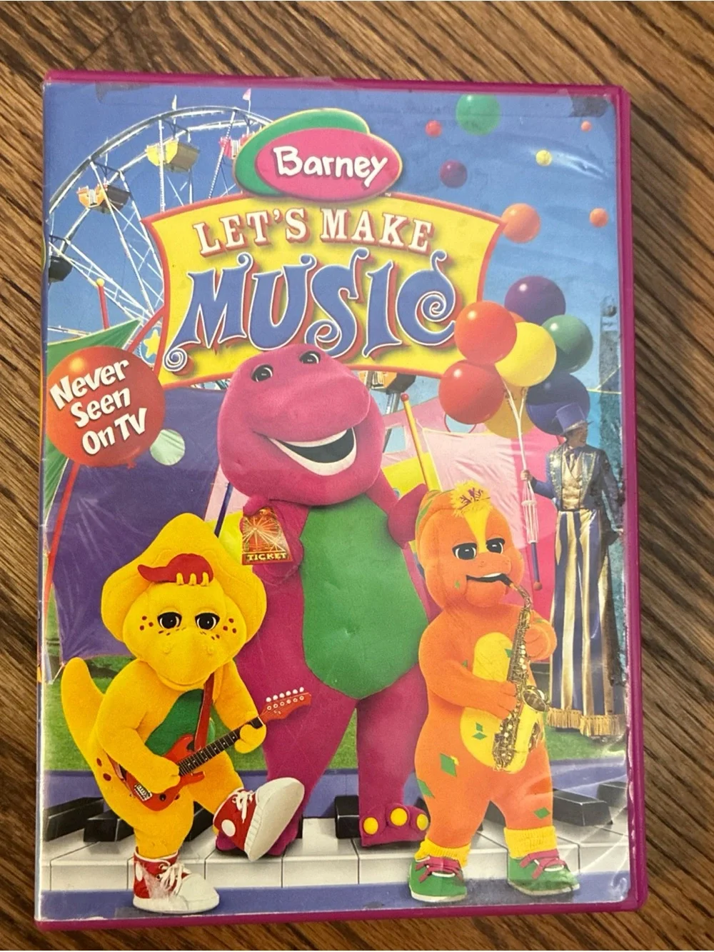 Barney DVD: Let's Make Music - Never Seen On Tv With Baby Bop and BJ Musical - Picture 1 of 16